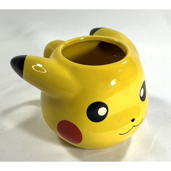Just Funky 16oz Pokémon Official Pikachu Face Yellow Premium Ceramic Coffee Mug - Picture 2 of 9